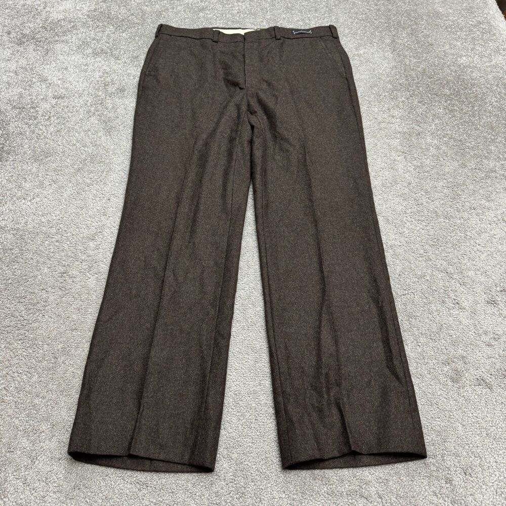 Vintage 90s Pendleton Country Traditonals Wool Dress Pants Mens 36x31 Brown Work